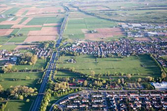 Vue aérienne de Quartier Dammheim in Landau in der Pfalz dans le département Rhénanie-Palatinat, Allemagne