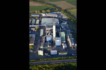 Photographie aérienne de Zone industrielle et commerciale NO HIM à Biebesheim am Rhein dans le département Hesse, Allemagne