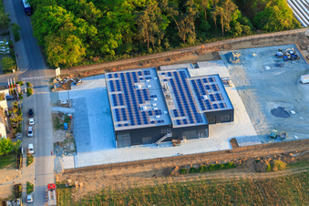 Autohaus Alsbach Bayram GmbH - Alsbach-Hähnlein à le quartier Sandwiese in Alsbach-Hähnlein dans le département Hesse, Allemagne depuis l'avion