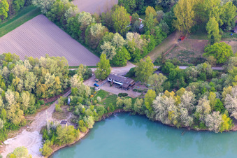 Vue aérienne de Frohnau à Hagenbach dans le département Rhénanie-Palatinat, Allemagne