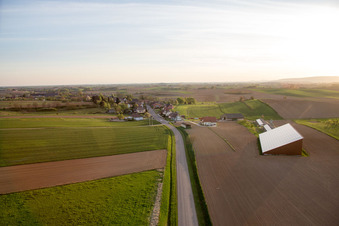 Photographie aérienne de Siegen dans le département Bas Rhin, France