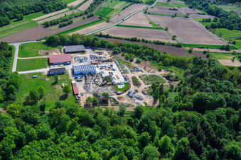 Photographie aérienne de Palatinum aménagement paysager et conception de jardins à Hagenbach dans le département Rhénanie-Palatinat, Allemagne