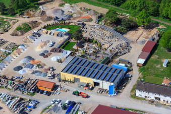 Palatinum aménagement paysager et conception de jardins à Hagenbach dans le département Rhénanie-Palatinat, Allemagne vue du ciel