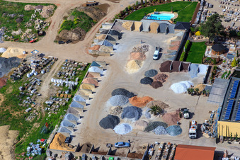 Palatinum aménagement paysager et conception de jardins à Hagenbach dans le département Rhénanie-Palatinat, Allemagne d'un drone