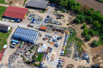 Photographie aérienne de Palatinum aménagement paysager et conception de jardins à Hagenbach dans le département Rhénanie-Palatinat, Allemagne
