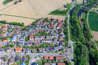 Vue aérienne de Trifelsstr à Hagenbach dans le département Rhénanie-Palatinat, Allemagne