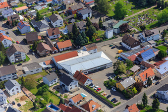 Vue aérienne de Move Finest - Fitness à Hagenbach dans le département Rhénanie-Palatinat, Allemagne