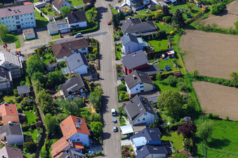 Vue aérienne de Bague Konrad Adenauer à Hagenbach dans le département Rhénanie-Palatinat, Allemagne