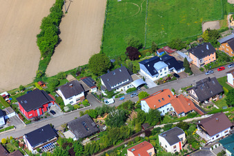 Bague Konrad Adenauer à Hagenbach dans le département Rhénanie-Palatinat, Allemagne hors des airs