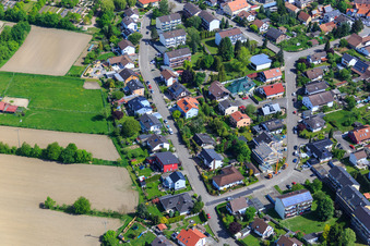 Vue oblique de Bague Konrad Adenauer à Hagenbach dans le département Rhénanie-Palatinat, Allemagne