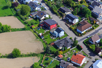 Bague Konrad Adenauer à Hagenbach dans le département Rhénanie-Palatinat, Allemagne d'en haut