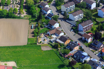 Bague Konrad Adenauer à Hagenbach dans le département Rhénanie-Palatinat, Allemagne vue du ciel