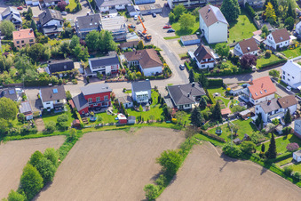 Vue oblique de Bague Konrad Adenauer à Hagenbach dans le département Rhénanie-Palatinat, Allemagne
