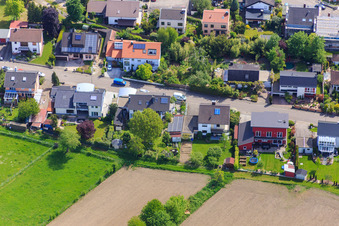 Bague Konrad Adenauer à Hagenbach dans le département Rhénanie-Palatinat, Allemagne hors des airs