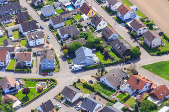 Photographie aérienne de Lärchenstr à Hagenbach dans le département Rhénanie-Palatinat, Allemagne