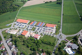 Vue oblique de Quartier Neulauterburg in Berg dans le département Rhénanie-Palatinat, Allemagne