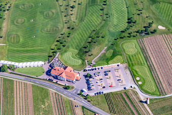 Enregistrement par drone de Terrain de golf à Dackenheim dans le département Rhénanie-Palatinat, Allemagne