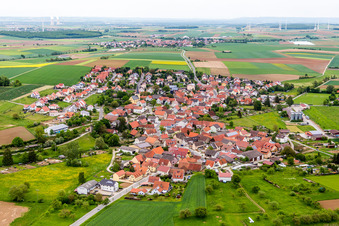 Photographie aérienne de Quartier Rieden in Hausen bei Würzburg dans le département Bavière, Allemagne