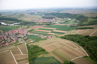 Photographie aérienne de Quartier Untereisenheim in Eisenheim dans le département Bavière, Allemagne