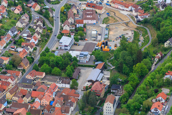 Vue aérienne de Fuchs Metallbau GmbH Hofheimer Straße à Schonungen dans le département Bavière, Allemagne