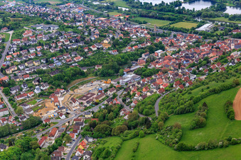 Photographie aérienne de Rue Hofheimer à Schonungen dans le département Bavière, Allemagne