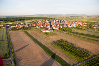 Photographie aérienne de Quartier Lindach in Kolitzheim dans le département Bavière, Allemagne