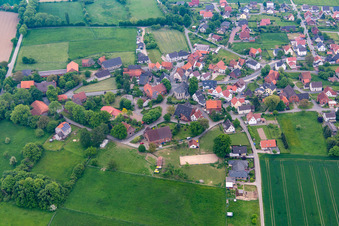 Vue aérienne de Quartier Rolfzen in Steinheim dans le département Rhénanie du Nord-Westphalie, Allemagne