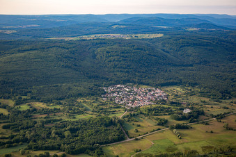 Vue aérienne de Quartier Sulzbach in Malsch dans le département Bade-Wurtemberg, Allemagne