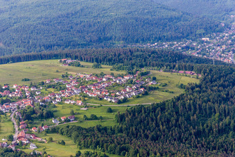 Vue aérienne de Quartier Rotensol in Bad Herrenalb dans le département Bade-Wurtemberg, Allemagne
