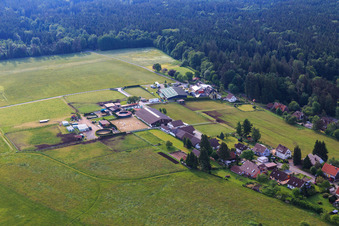Haras Dobel à Dobel dans le département Bade-Wurtemberg, Allemagne d'en haut