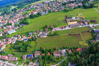 Haras Dobel à Dobel dans le département Bade-Wurtemberg, Allemagne hors des airs