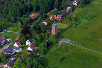 Photographie aérienne de Tour d'observation « Ancien château d'eau » sur Höhenstr à Dobel dans le département Bade-Wurtemberg, Allemagne