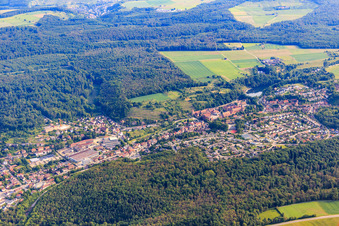 Photographie aérienne de Vue de la ville de Kraichgau depuis le sud à Maulbronn dans le département Bade-Wurtemberg, Allemagne