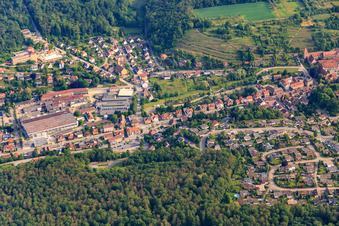 Vue aérienne de Höhenstr à Maulbronn dans le département Bade-Wurtemberg, Allemagne
