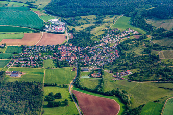 Vue aérienne de Quartier Diefenbach in Sternenfels dans le département Bade-Wurtemberg, Allemagne