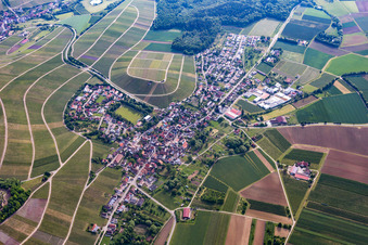 Vue aérienne de Quartier Stockheim in Brackenheim dans le département Bade-Wurtemberg, Allemagne
