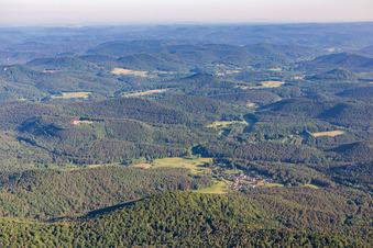Vue aérienne de Böllenborn dans le département Rhénanie-Palatinat, Allemagne