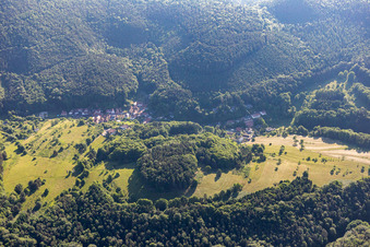 Vue aérienne de Quartier Blankenborn in Bad Bergzabern dans le département Rhénanie-Palatinat, Allemagne