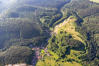 Vue oblique de Quartier Blankenborn in Bad Bergzabern dans le département Rhénanie-Palatinat, Allemagne