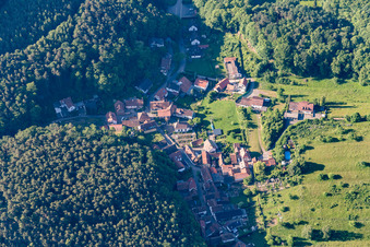 Quartier Blankenborn in Bad Bergzabern dans le département Rhénanie-Palatinat, Allemagne vue d'en haut