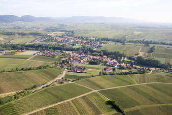 Vue oblique de Quartier Klingen in Heuchelheim-Klingen dans le département Rhénanie-Palatinat, Allemagne