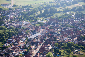Image drone de Quartier Ingenheim in Billigheim-Ingenheim dans le département Rhénanie-Palatinat, Allemagne