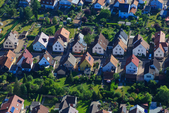 Photographie aérienne de Waldstr à Kandel dans le département Rhénanie-Palatinat, Allemagne