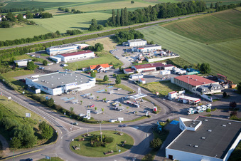 Soultz-sous-Forêts dans le département Bas Rhin, France vue d'en haut