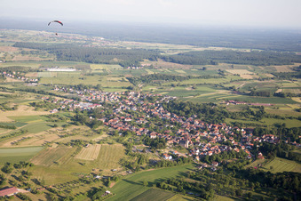 Photographie aérienne de Mitschdorf dans le département Bas Rhin, France