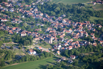 Mitschdorf dans le département Bas Rhin, France d'en haut