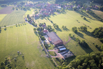 Mattstall dans le département Bas Rhin, France d'en haut