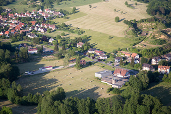 Photographie aérienne de Lembach dans le département Bas Rhin, France