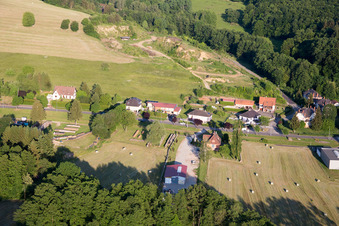 Lembach dans le département Bas Rhin, France hors des airs