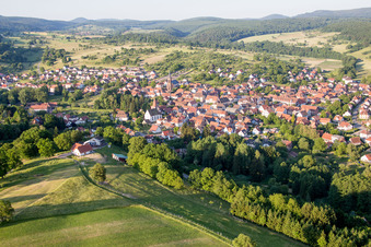 Lembach dans le département Bas Rhin, France d'un drone